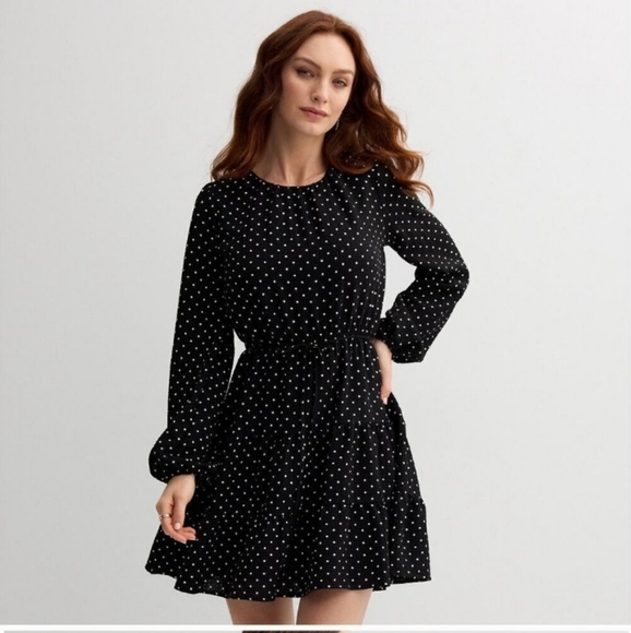 Draper James casual polka dot dress XS workwear party date night holiday office - Picture 2 of 9